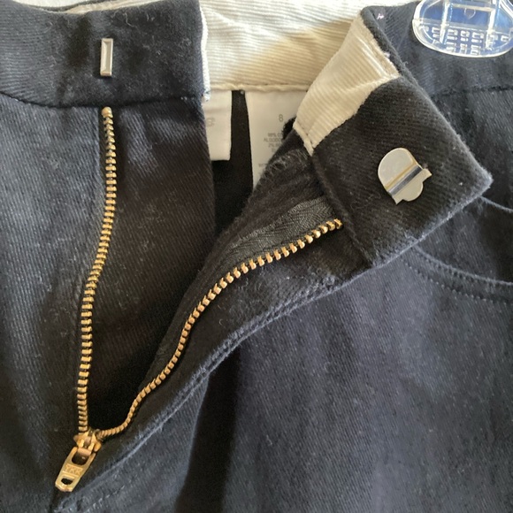 LIZ CLAIBORNE -  Vintage Black Denim Skirt - Size 8 - Brand New Condition! - Picture 7 of 11